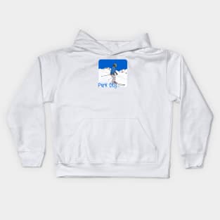 Ski Park City, Utah Kids Hoodie